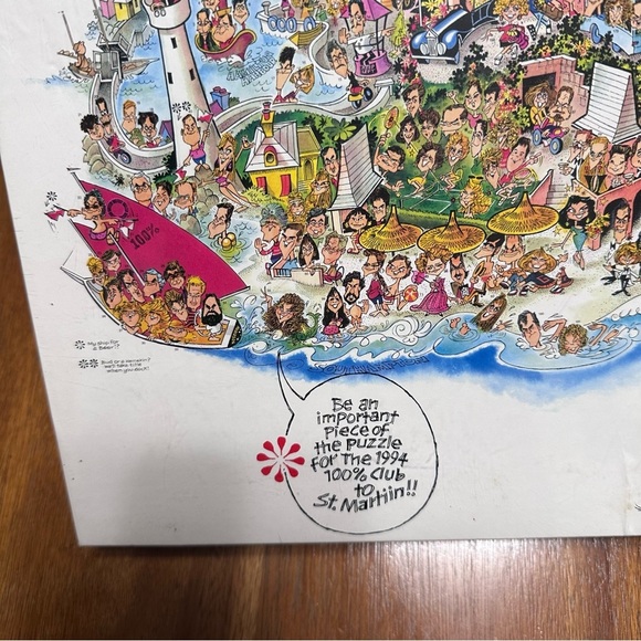 SEALED Vintage Compuware 100% Club 1993 Bermuda Puzzle - Picture 3 of 9